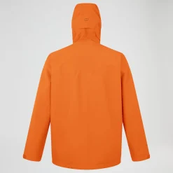 Berghaus Wasserdichte Arnaby Herren-Kapuzenjacke - Orange-Herren Wasserdicht | Herren Leichte