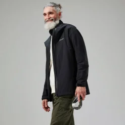 Berghaus Wasserdichte Arnaby Herren-Kapuzenjacke Schwarz-Herren Wasserdicht | Herren Leichte