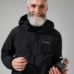 Berghaus Wasserdichte Arnaby Herren-Kapuzenjacke Schwarz-Herren Wasserdicht | Herren Leichte