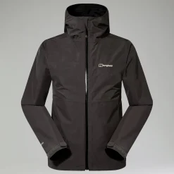 Berghaus Wasserdichte Bramblfell InterActive Gore-Tex Herren-Jacke - Grau/Schwarz-Herren Wasserdicht