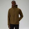 Berghaus Wasserdichte Bramblfell InterActive Gore-Tex Herren-Jacke - Braun/Grün-Herren Wasserdicht
