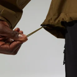 Berghaus Wasserdichte Bramblfell InterActive Gore-Tex Herren-Jacke - Braun/Grün-Herren Wasserdicht