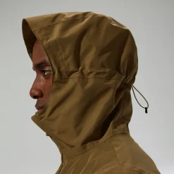 Berghaus Wasserdichte Bramblfell InterActive Gore-Tex Herren-Jacke - Braun/Grün-Herren Wasserdicht