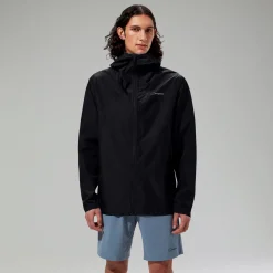 Berghaus Wasserdichte Deluge Pro 3.0 Herren-Jacke Schwarz-Herren Wasserdicht