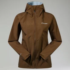 Berghaus Wasserdichte Deluge Pro 3.0 Damen-Jacke - Braun-Damen Wasserdicht