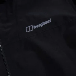 Berghaus Wasserdichte Deluge Pro 3.0 Herren-Jacke Schwarz-Herren Wasserdicht