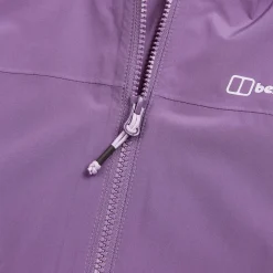 Berghaus Wasserdichte Deluge Pro 3.0 Damen-Jacke - Violett-Damen Wasserdicht