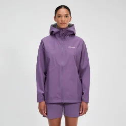 Berghaus Wasserdichte Deluge Pro 3.0 Damen-Jacke - Violett-Damen Wasserdicht