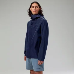 Berghaus Wasserdichte Deluge Pro 3.0 Herren-Jacke Blau-Herren Wasserdicht