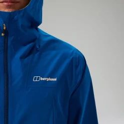 Berghaus Wasserdichte Deluge Pro 3.0 Herren-Jacke - Blau-Herren Wasserdicht