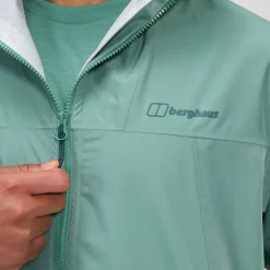 Berghaus Wasserdichte Deluge Pro 3.0 Herren-Jacke - Grün-Herren Wasserdicht