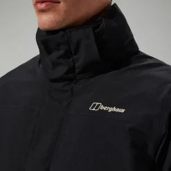 Berghaus Wasserdichte Hillwalker 2.0 Gemini Herren 3in1-Jacke - Schwarz-Herren 3 In 1 Jacken | Wasserdicht