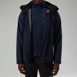 Berghaus Wasserdichte Hillwalker Gemini Herren 3in1-Jacke - Blau-Herren 3 In 1 Jacken | Wasserdicht