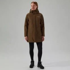 Berghaus Wasserdichte Hinderwick Damen-Jacke - Braun-Damen Wasserdicht