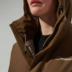 Berghaus Wasserdichte Hinderwick Damen-Jacke - Braun-Damen Wasserdicht
