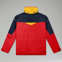 Berghaus Wasserdichte Mera Peak 2000 Unisex-Jacke - Rot/Blau-Damen Wasserdicht | Wasserdicht