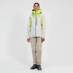 Berghaus Wasserdichte Ridge-Seeker Damen-Jacke - Grau/Gelb-Damen Wasserdicht