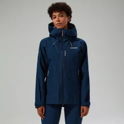 Berghaus Wasserdichte Ridge-Seeker Damen-Jacke - Blau-Damen Wasserdicht