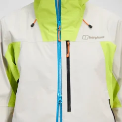 Berghaus Wasserdichte Ridge-Seeker Damen-Jacke - Grau/Gelb-Damen Wasserdicht
