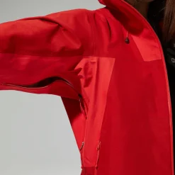 Berghaus Wasserdichte Ridge-Seeker Damen-Jacke - Rot-Damen Wasserdicht