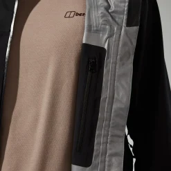 Berghaus Wasserdichte Ridge-Seeker Herren-Jacke für Herren - Schwarz-Herren Wasserdicht