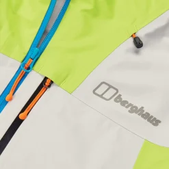Berghaus Wasserdichte Ridge-Seeker Herren-Jacke - Grau/Gelb-Herren Wasserdicht