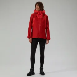 Berghaus Wasserdichte Ridge-Seeker Damen-Jacke - Rot-Damen Wasserdicht
