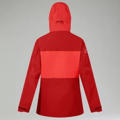 Berghaus Wasserdichte Ridge-Seeker Damen-Jacke - Rot-Damen Wasserdicht