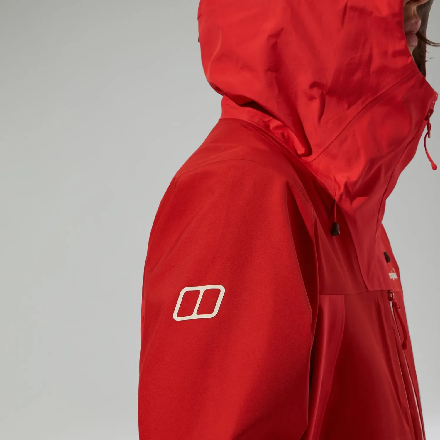 Berghaus Wasserdichte Ridge-Seeker Damen-Jacke - Rot-Damen Wasserdicht