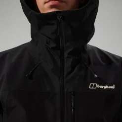 Berghaus Wasserdichte Ridge-Seeker Herren-Jacke für Herren - Schwarz-Herren Wasserdicht