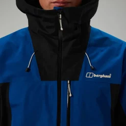 Berghaus Wasserdichte Ridge-Seeker Herren-Jacke - Blau/Schwarz-Herren Wasserdicht