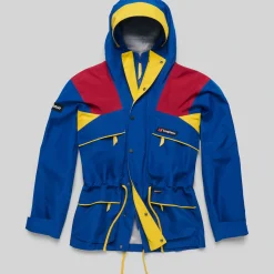 Berghaus Wasserdichte Trango Gore-Tex Damen-Jacke - Blau/Rot-Damen Wasserdicht | Wasserdicht