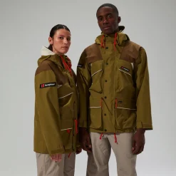 Berghaus Wasserdichte Trango Gore-Tex Damen-Jacke - Grün/Braun-Damen Wasserdicht | Wasserdicht