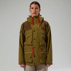 Berghaus Wasserdichte Trango Gore-Tex Damen-Jacke - Grün/Braun-Damen Wasserdicht | Wasserdicht