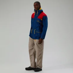 Berghaus Wasserdichte Trango Gore-Tex Damen-Jacke - Blau/Rot-Damen Wasserdicht | Wasserdicht