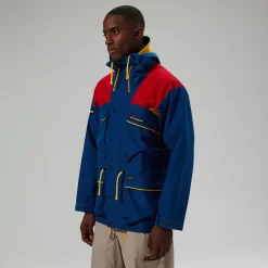Berghaus Wasserdichte Trango Gore-Tex Damen-Jacke - Blau/Rot-Damen Wasserdicht | Wasserdicht