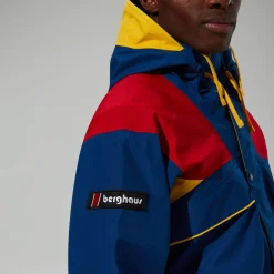 Berghaus Wasserdichte Trango Gore-Tex Damen-Jacke - Blau/Rot-Damen Wasserdicht | Wasserdicht