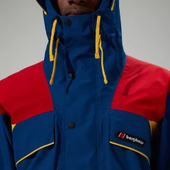Berghaus Wasserdichte Trango Gore-Tex Damen-Jacke - Blau/Rot-Damen Wasserdicht | Wasserdicht