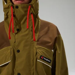 Berghaus Wasserdichte Trango Gore-Tex Damen-Jacke - Grün/Braun-Damen Wasserdicht | Wasserdicht