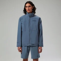 Berghaus Wasserdichte Woodwalk Herren-Jacke Blau-Herren Wasserdicht