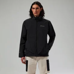 Berghaus Wasserdichte Woodwalk Herren-Jacke Schwarz-Herren Wasserdicht