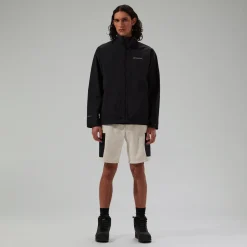 Berghaus Wasserdichte Woodwalk Herren-Jacke Schwarz-Herren Wasserdicht