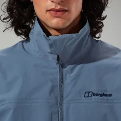 Berghaus Wasserdichte Woodwalk Herren-Jacke Blau-Herren Wasserdicht