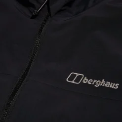 Berghaus Wasserdichte Woodwalk Herren-Jacke Schwarz-Herren Wasserdicht