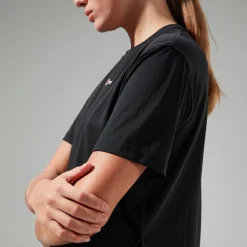 Berghaus Wayside Boxy Funktions-T-Shirt für Damen Schwarz-Damen Baselayer