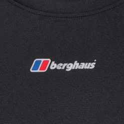 Berghaus Wayside Boxy Funktions-T-Shirt für Damen Schwarz-Damen Baselayer