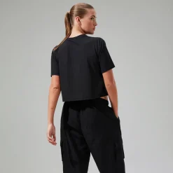 Berghaus Wayside Boxy Funktions-T-Shirt für Damen Schwarz-Damen Baselayer