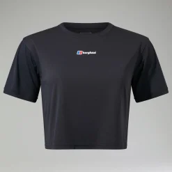 Berghaus Wayside Boxy Funktions-T-Shirt für Damen Schwarz-Damen Baselayer