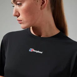 Berghaus Wayside Boxy Funktions-T-Shirt für Damen Schwarz-Damen Baselayer