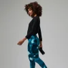 Berghaus Zannia 7/8 Leggings für Damen - Türkis/Dunkelblua-Damen Leggings